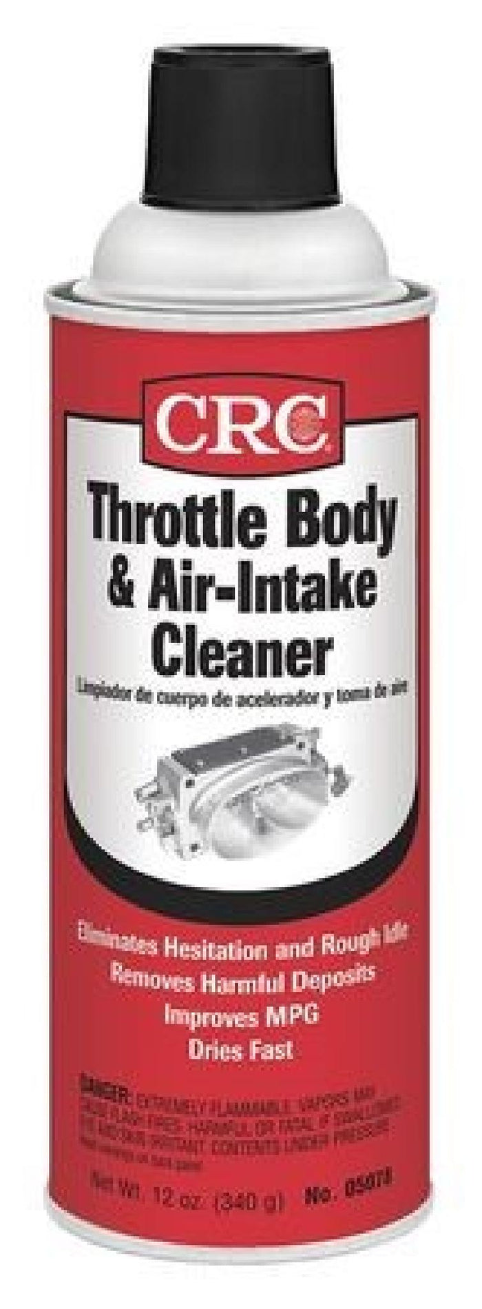 THROTTLE BODY CLEANER CRC AIR-IN CLEANER 11OZ - 078254050782