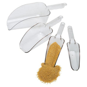 24OZ CLEAR PLASTIC SCOOP (F) - 099511309054