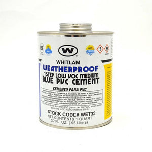 CEMENT WET DRY PVC 4OZ WHITLAM - 718594024882